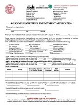 2025 Employment Application